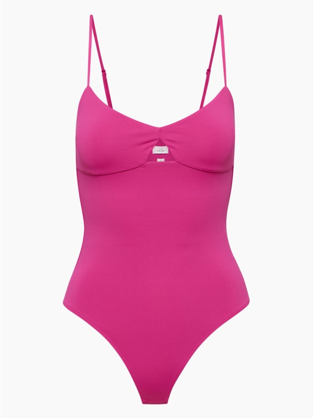 Aritzia Novus Contour Bodysuit Hot Pink